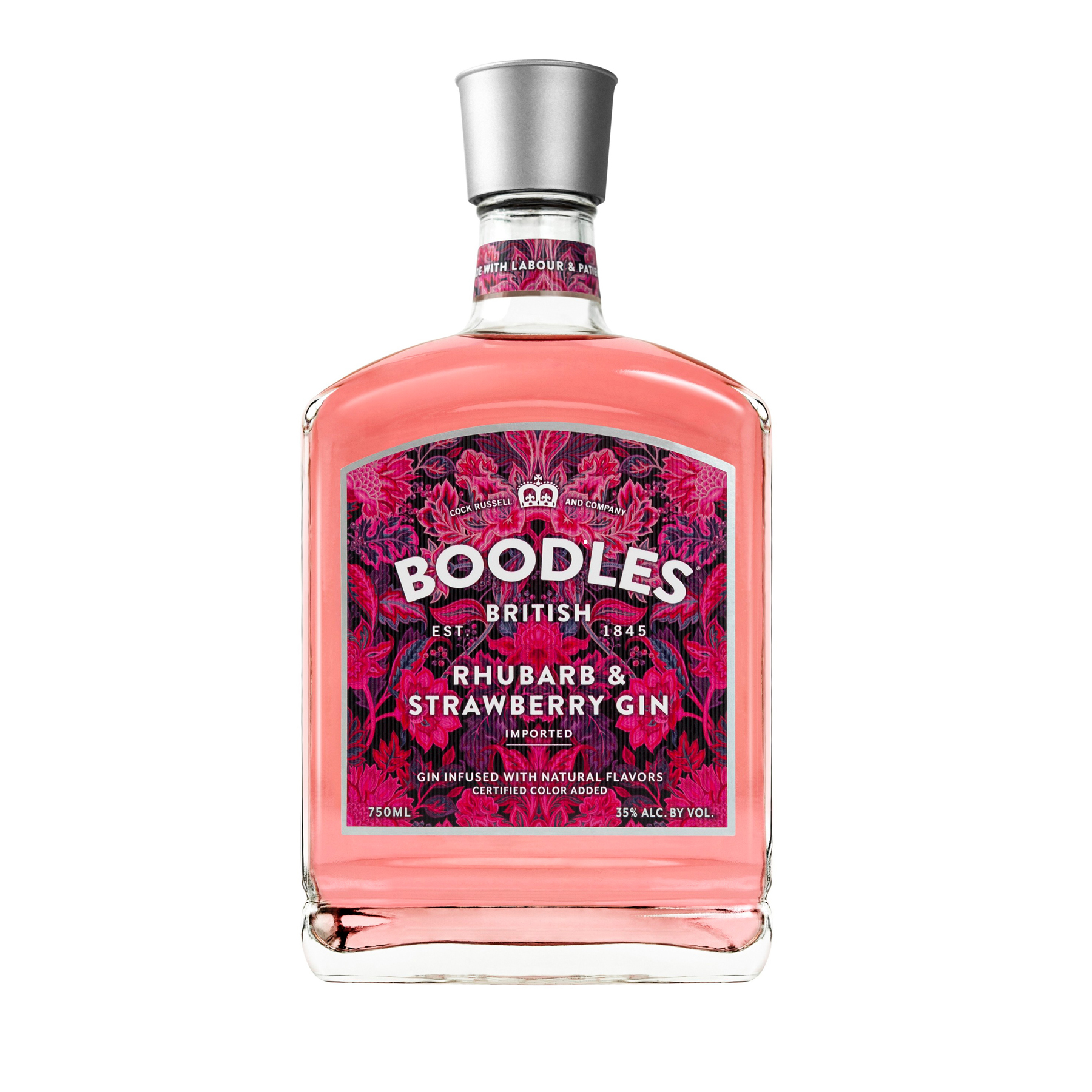 Gin Boodles Rhubarb & Strawberry 750ml | El Liquor Store